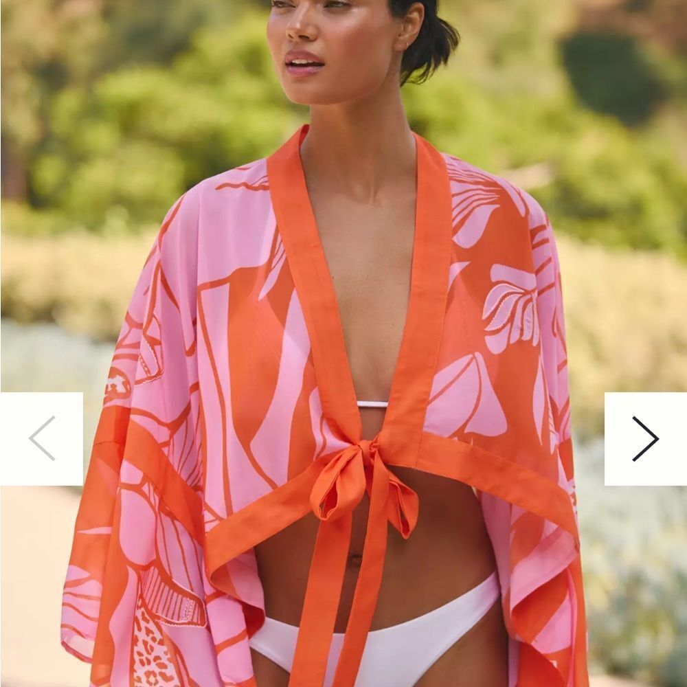 Anthropologie Tie-Front Soft Crop Blouse